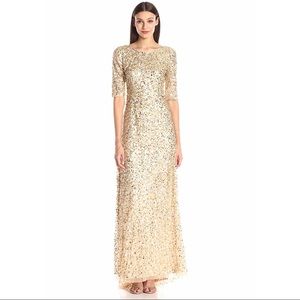 Adrianna Papell beaded mermaid dress